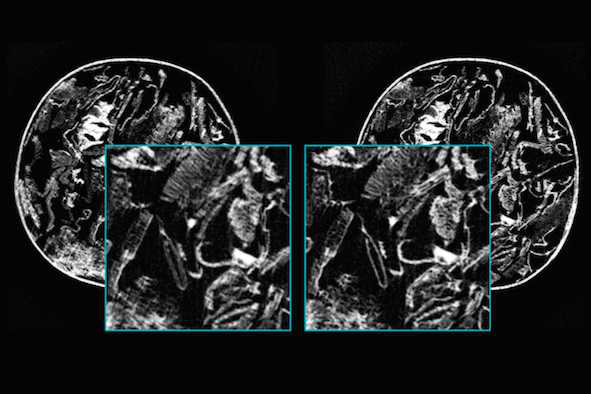 Better image quality by advanced post prosessing in industrial ct imaging