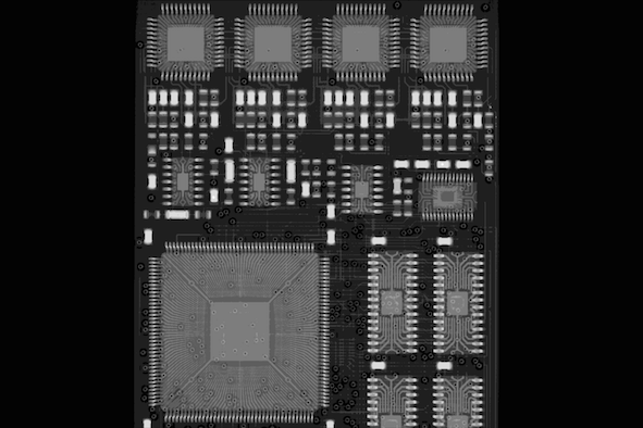 X-ray inspection of a circuit board