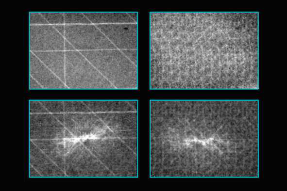 Quality control of damages in fiber materials by X-ray dark-field radiography