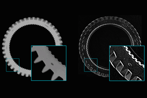 Comparison of X-ray radiography and X-ray dark-field radiography