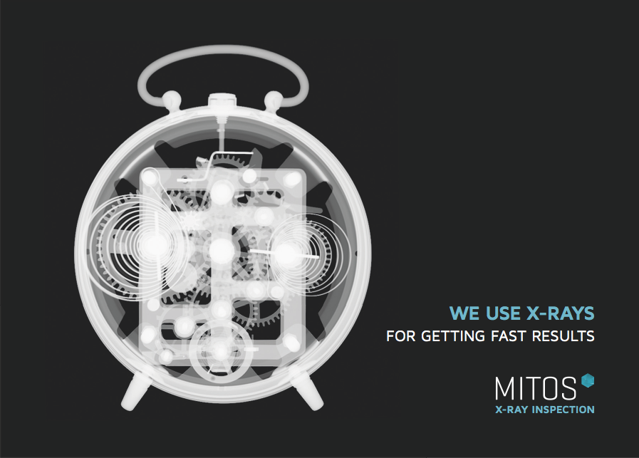 The inside of a mechanical clock captured by X-rays